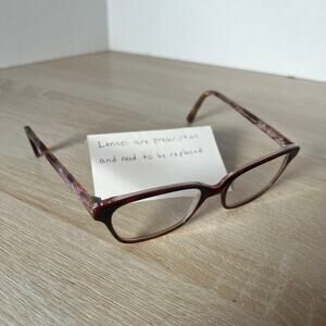 Jean Lafont Paris BEAUREGARD 5069T Eyeglasses Red Brown Frames 50-16-138